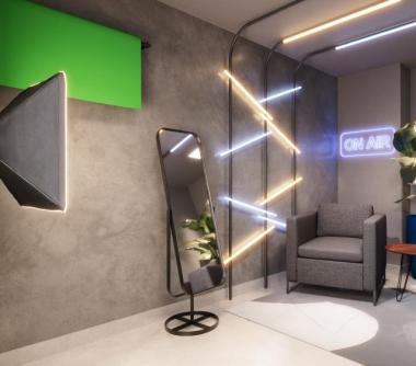 Perspectiva artística do studio