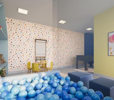 Perspectiva artística da brinquedoteca