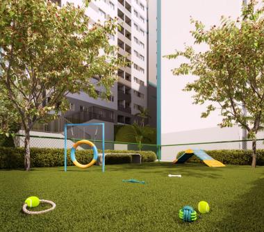 Perspectiva artística do pet place