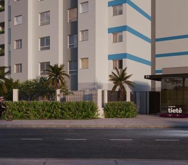 Perspectiva artística da entrada