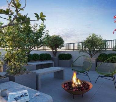 Perspectiva artística da praçca multiuso