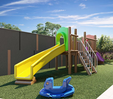 Perspectiva artística do playground